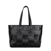 Damen Kunstleder Casual Große Kapazität Tote Crossbody Bag Multifunktions-Umhängetasche